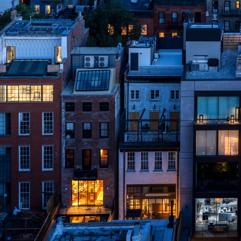 Evening Windows, West Village