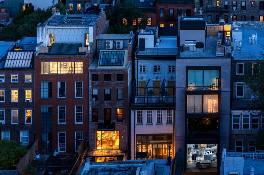 An image from The Grand Hour gallery wall from Nocturne in Blue by Pamela Thomas-Graham, featuring indigo twilight photography.