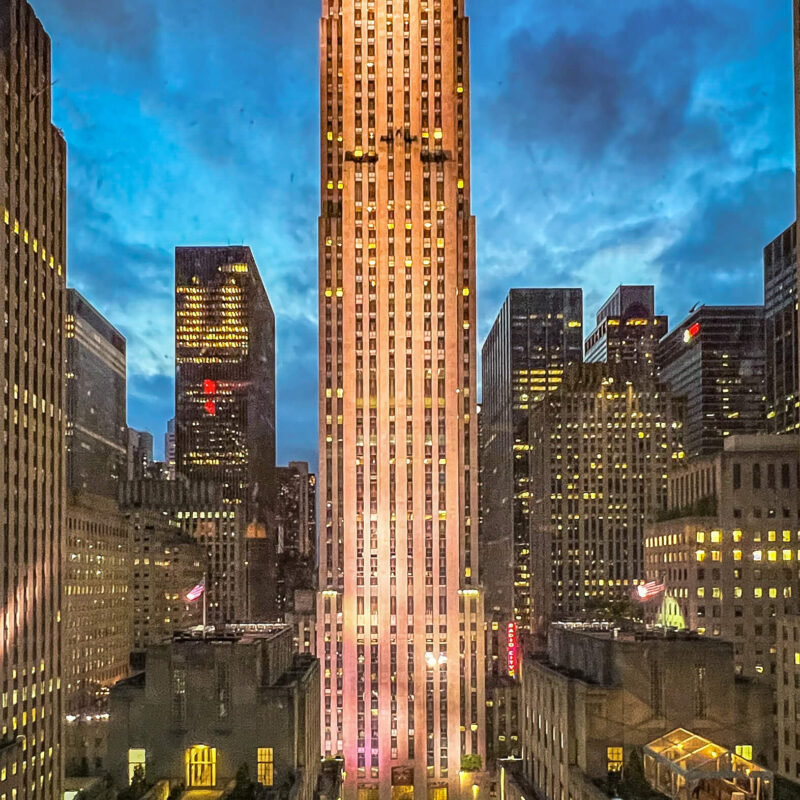 Rockefeller Center at Dusk
