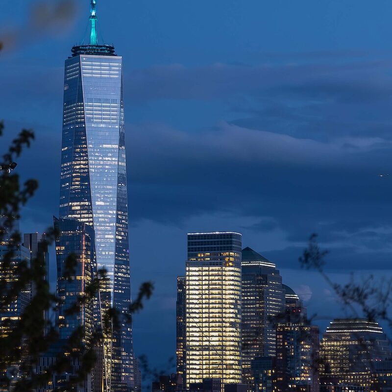 Twilight at the Freedom Tower