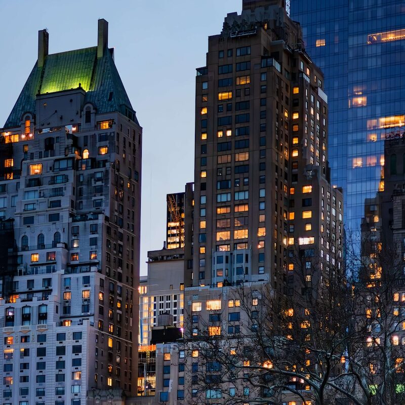 Twilight on Central Park South