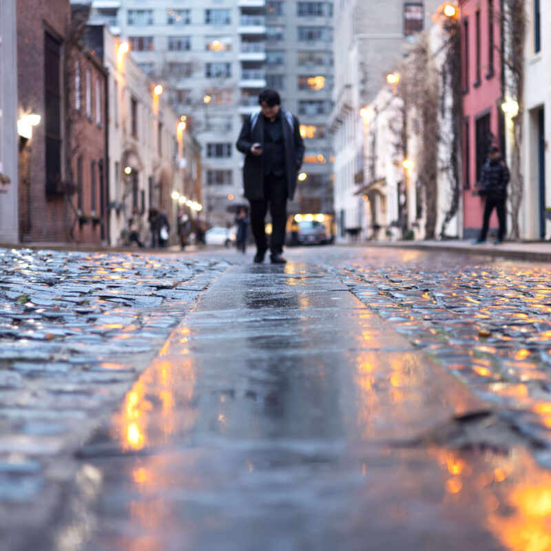 Washington Mews at Twilight