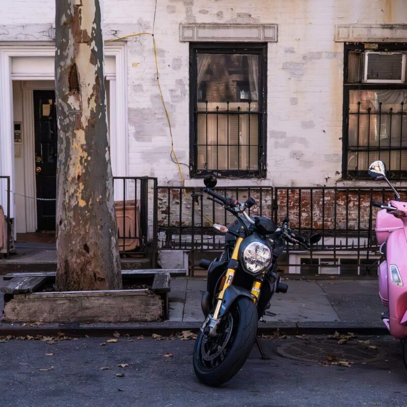 Pink Vespa Morning