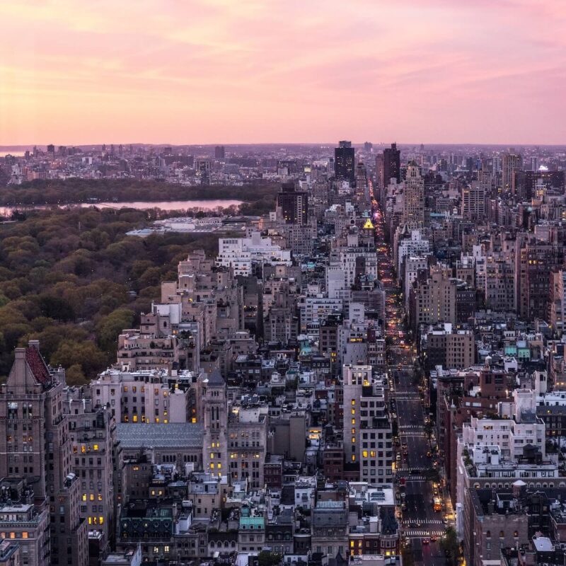 Pink Hour on Madison Avenue