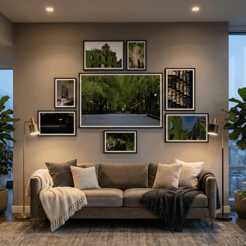 The Green Hour Gallery Wall